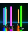 Lot de 2 lampes de table RGBIC - 43 cm, effet lumineux 360°