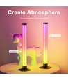 Lot de 2 lampes de table RGBIC - 33 cm, effet lumineux 360°