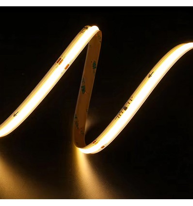 10m 12W/m COB LED strip IC effet dynamique/running - 24V DC, effet chenillard, 120 LED par mètre
