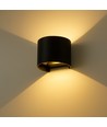 Applique murale 6W - IP65, Ronde, RGB + CCT Tuya, Noir, Haut/bas, Ajustable, Intérieur / extérieur, Source lumineuse incluse