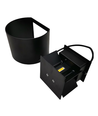 Applique murale 6W - IP65, Ronde, RGB + CCT Tuya, Noir, Haut/bas, Ajustable, Intérieur / extérieur, Source lumineuse incluse