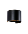 Applique murale 6W - IP65, Ronde, RGB + CCT Tuya, Noir, Haut/bas, Ajustable, Intérieur / extérieur, Source lumineuse incluse