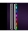 RGBIC lumière de bureau synchronisée avec la musique - 18 cm, batt. intégrée, Bluetooth