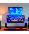 RGBIC lumière de bureau synchronisée avec la musique - 18 cm, batt. intégrée, Bluetooth