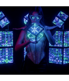 Cube infini 10x10 RGBIC - Effet 3D, télécommande, USB
