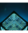 Cube infini 15x15 RGBIC - Effet 3D, télécommande, USB