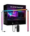 Ruban LED PC Sync pour écran 24" 3 côtés - RGBIC, USB, 60 LED/m