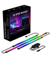 Ruban LED PC Sync pour écran 27" 3 côtés - RGBIC, USB, 60 LED/m