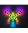 Kit complet Hexa-Light RGBIC - 9 barres lumineuses, montage mural, application Bluetooth, USB