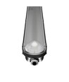 Réglette LED 120cm 40W Gigant Pro - Câblage traversant, 150lm/W, Wattage réglable, IP66, IK10, Noir