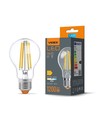 E27 10W LED filament ampoule - A60, 4000K, 360 degrés, verre