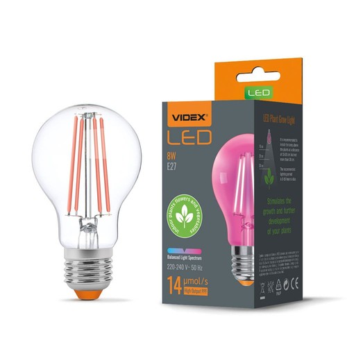 8W E27 ampoule de croissance - A60, Fito, 230V