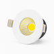 Spot de meuble encastrable 2W Ø3,8cm Focu38 RA92 - 12V DC, Perçage : Ø3,5 cm, Dimensions : Ø3,8 cm, Blanc mat