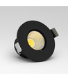 Spot de meuble encastrable 2W Ø3,8cm Focu38 RA92 - 12V DC, Perçage : Ø3,5 cm, Dimensions : Ø3,8 cm, Noir