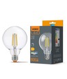 Ampoule LED E27 7W dimmable - G95, 806lm, 4000K, 360 degrés, filament verre
