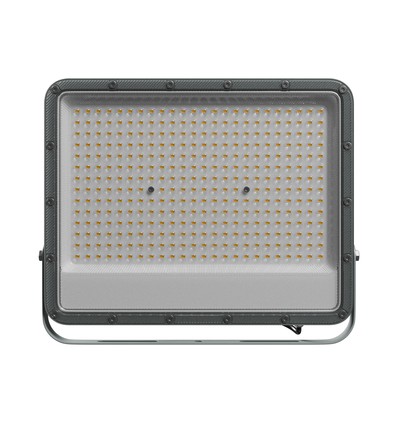 Noctis Max Luminaire 200W - Blanc Froid, 230V, 85°, IP65, 346x286x40 mm, Gris.