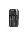 Chargeur de batterie universel avec écran LCD - 2 canaux, USB-C, Ni-Mh/Li-Ion/LiFePO4, fonction powerbank