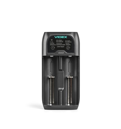Chargeur de batterie universel USB-C - écran LCD, 2 canaux, pour Li-ion/Ni-MH/LiFePO4, 5V/2A