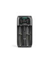 Chargeur de batterie universel USB-C - écran LCD, 2 canaux, pour Li-ion/Ni-MH/LiFePO4, 5V/2A