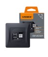 Prise réseau Binera CAT6 - RJ45, IP20, noir graphite, 86x86 mm