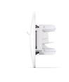 Prise informatique simple BINERA CAT6 - Blanc, RJ45, encastrable, IP20
