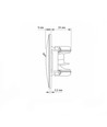 Prise informatique simple BINERA CAT6 - Blanc, RJ45, encastrable, IP20