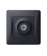Prise TV Videx BINERA - Noir graphite, IP20, 5-862 MHz, 75 Ω