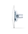 Prise TV Videx Binera blanche - Complète, 1 sortie, IP20 intérieur