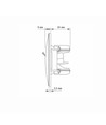 Double prise réseau BINERA CAT6 - Noir graphite, RJ45, 2 ports, encastrable