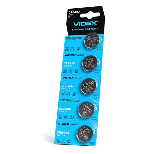 5 pcs. CR2430 - Pile Lithium