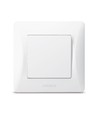 Interrupteur 1 canal - 86x86mm, IP20, blanc
