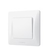 Interrupteur 1 canal - 86x86mm, IP20, blanc