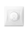 LED variateur rotatif pour boîte européenne - Max 200W, blanc