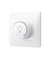 LED variateur rotatif pour boîte européenne - Max 200W, blanc