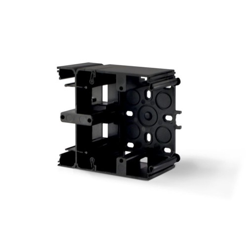 Boîtier saillie Binera pour modules - Noir graphite, IP20, 93 x 86 x 45 mm