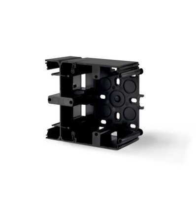 Boîtier saillie Binera pour modules - Noir graphite, IP20, 93 x 86 x 45 mm