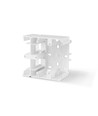 BINERA Boîtier saillie pour prise/interrupteur - Blanc, IP20, 93x86x45mm, montage en saillie