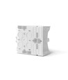 BINERA Boîtier saillie pour prise/interrupteur - Blanc, IP20, 93x86x45mm, montage en saillie