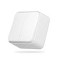 Interrupteur en saillie 2 canaux - 68x68mm, IP20, blanc