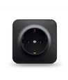 Prise Schuko - montage en surface, simple, IP20, noir mat
