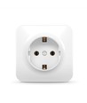 Prise Schuko - montage en surface, simple, IP20, blanc