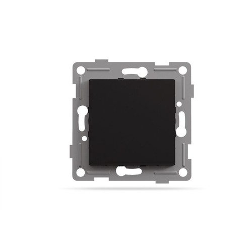 Binera obturateur pour plaque - Noir graphite, encastrable, 72x72 mm