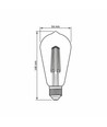Ampoule LED E27 6W dimmable filament - ST64, 630lm, 4000K blanc neutre, 360 degrés