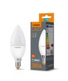 Ampoule LED E14 4W flamme - C37, 380lm, 4000K, verre dépoli