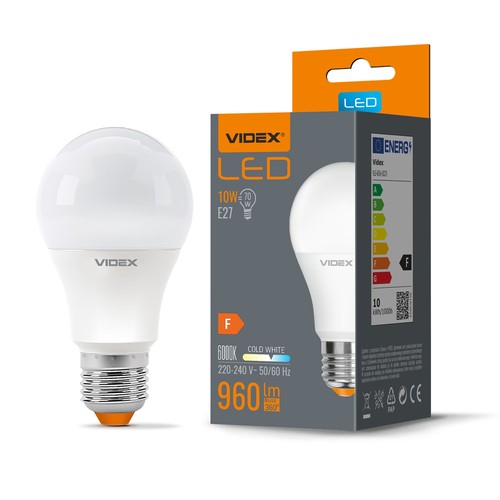 E27 10W LED Ampoule - A60, 960lm, 6000K, blanc froid, remplace 70W