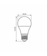 E27 10W LED Ampoule - A60, 960lm, 3000K, blanc chaud