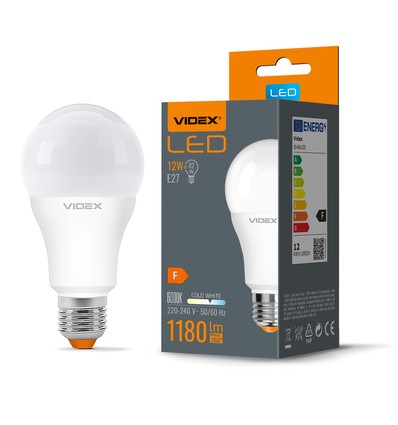 Ampoule LED E27 12W - A60, 1180lm, 6000K, flicker free