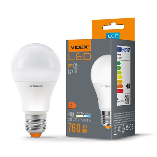 Ampoule LED E27 8W - A60, RA90, 4000K