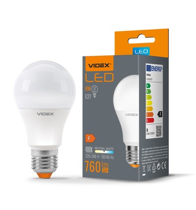 Ampoule LED E27 8W - A60, RA90, 4000K