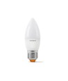Ampoule LED E27 7W flamme - C37, 3000K, 630lm, RA80, remplace 50W